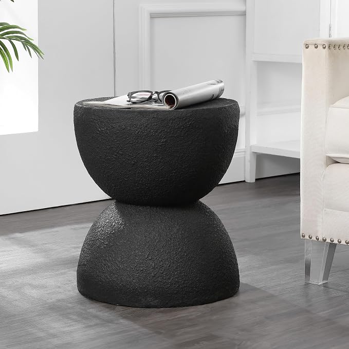 JONATHAN Y TBL1100B Greta 18" Mid-Century Modern Drum Indoor/Outdoor Accent by JONATHANY