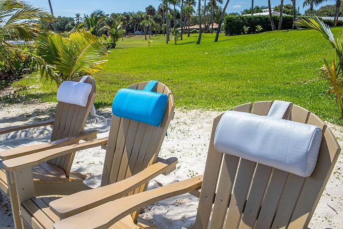 REZVANI Headrest Pillow for Patio Chaise Lounge, in Pool Lounger on Ledge - Image 5