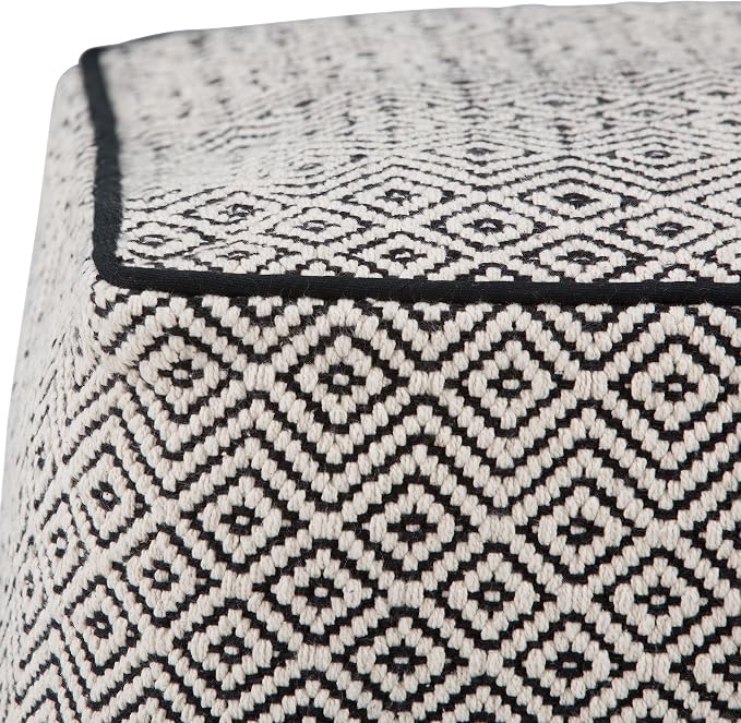 SIMPLIHOME Brynn Square Pouf - Image 5