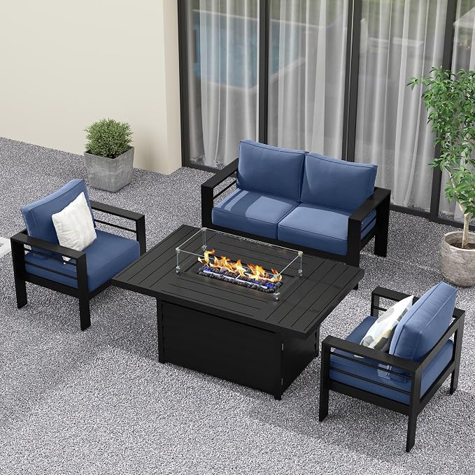 Solaste Aluminum Patio Furniture Set - Image 9