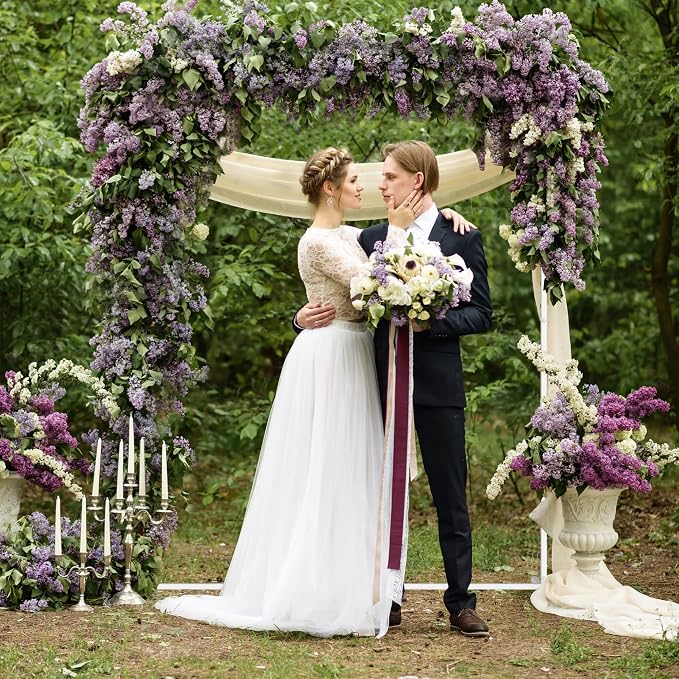 Wedding Arch Backdrop Stand 6.6x5 FT Square Wedding Arches - Image 3
