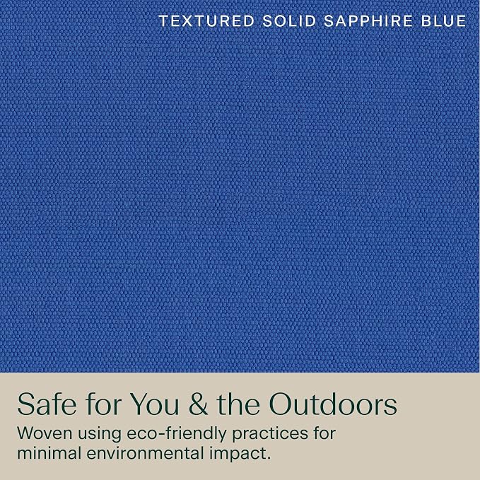 Honeycomb Outdoor Heritage Chaise 21.5 x 70, Textured Solid Sapphire Blue - Image 7