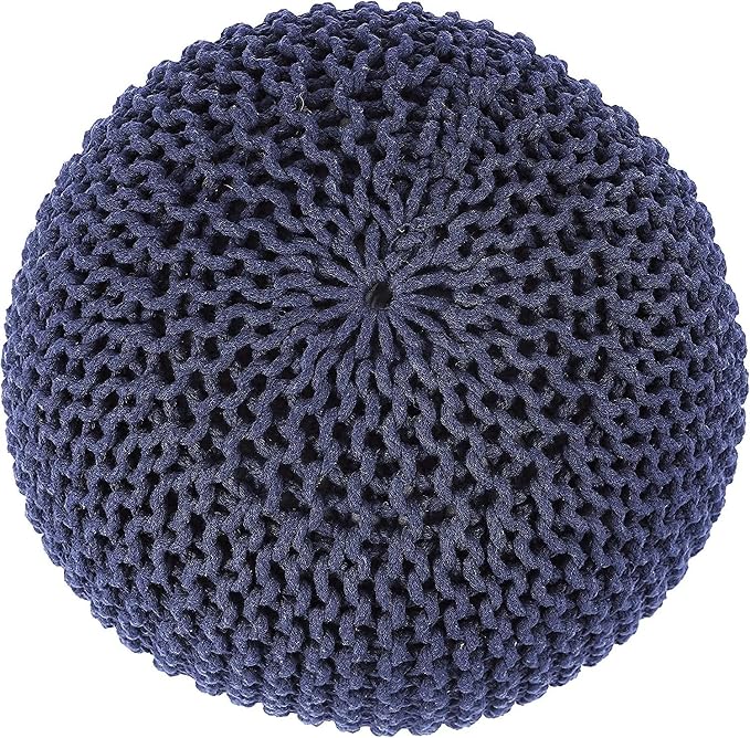 REDEARTH · Round Pouf Foot Stool Bean Bag Ottoman - Image 5