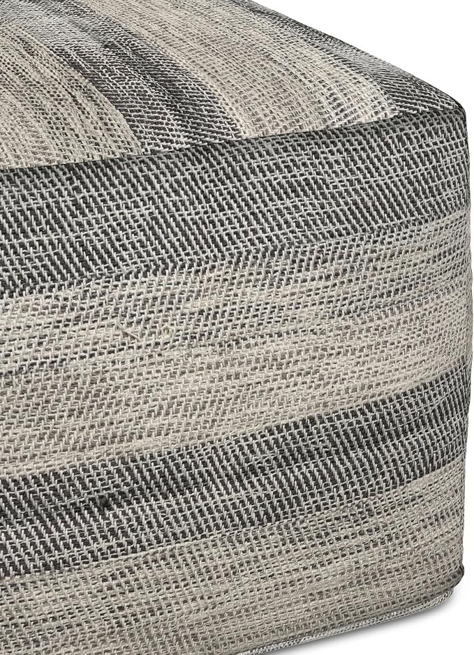 SIMPLIHOME Clay Square Pouf - Image 9