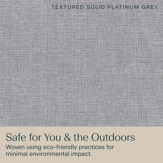 Honeycomb Outdoor Heritage Chaise, 23 x 75, Textured Solid Platinum Grey Chair - Image 7