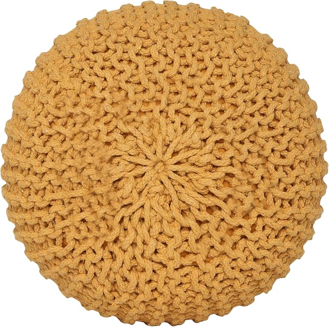 REDEARTH · Round Pouf Foot Stool Bean Bag Ottoman - Image 5