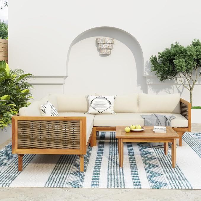 Modular Outdoor Sectional Sofa Set - Image 9