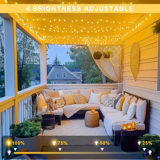 JMEXSUSS 800 LED Christmas Lights Outdoor Indoor String Lights - Image 8