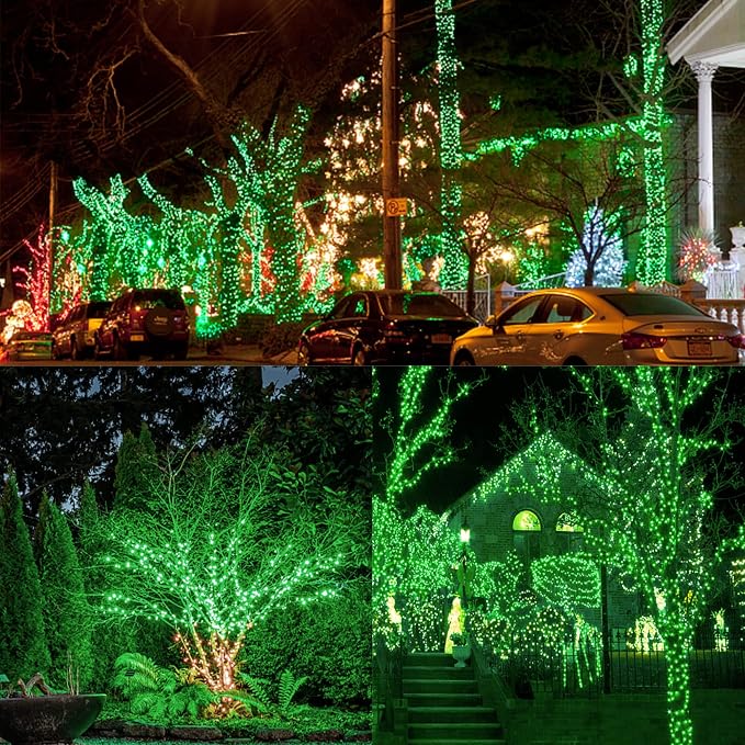 3 Sets Christmas Lights, 120V UL Certified Connectable St Patricks Day Light - Image 6