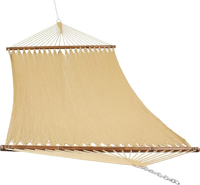 Sunnydaze Soft-Spun Polyester Rope Double Hammock by SunnydazeDecor