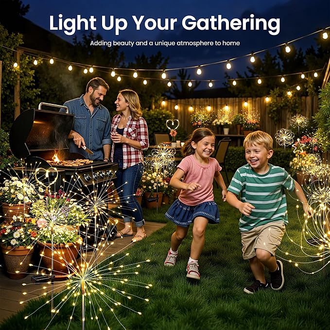 Solar Lights Outdoor, 120LED 6 Pack Fairy Garden Lights Decor - Image 9
