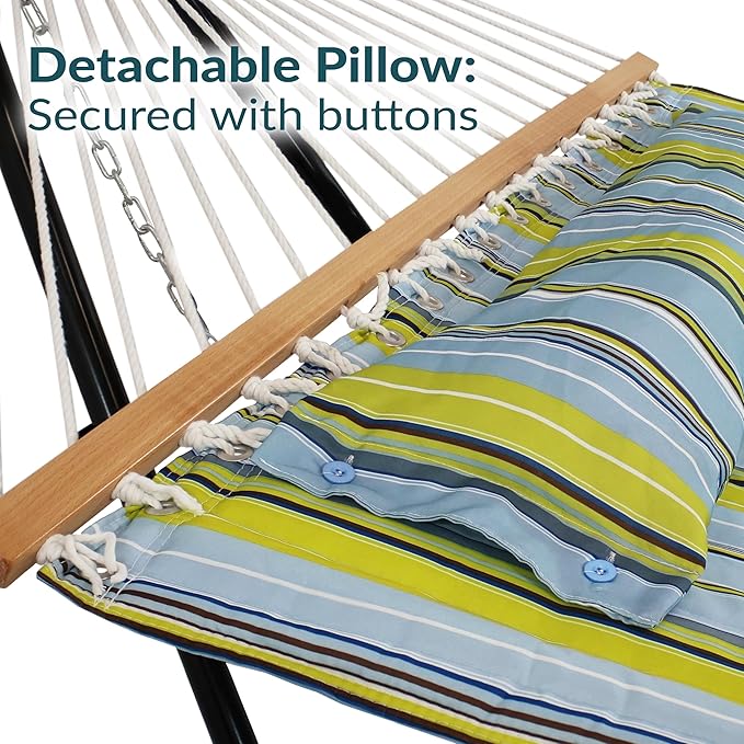 Sunnydaze Quilted Outdoor Hammock - Image 7