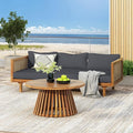 Christopher Knight Home Claremont Patio Sofa and Coffee Table Set, 2 Piece by ChristopherKnightHome