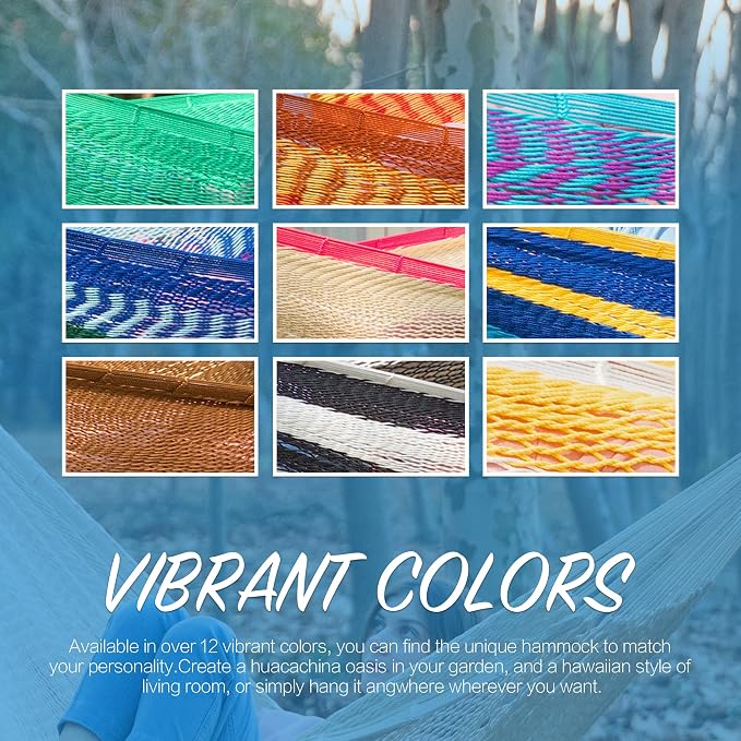 PNAEUT Handwoven Mayan Hammocks, Double Rope Hammock - Image 7