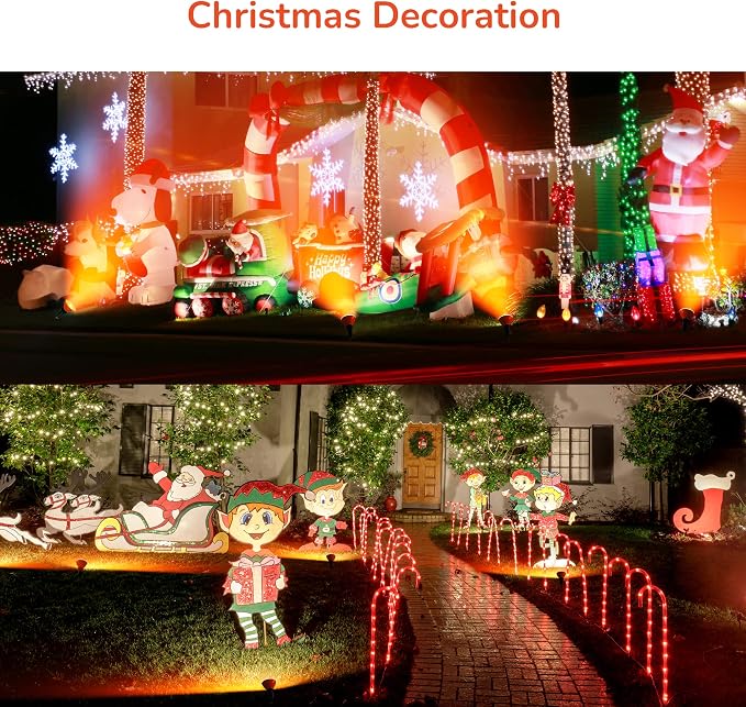 EDISHINE PAR38 Orange LED Flood Light Bulbs Outdoor, Dimmable LED Light Bulb - Image 3