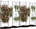 Garvee 2 PCS Baroque Style Metal Garden Trellis & Privacy Screen, Decorative by Garvee