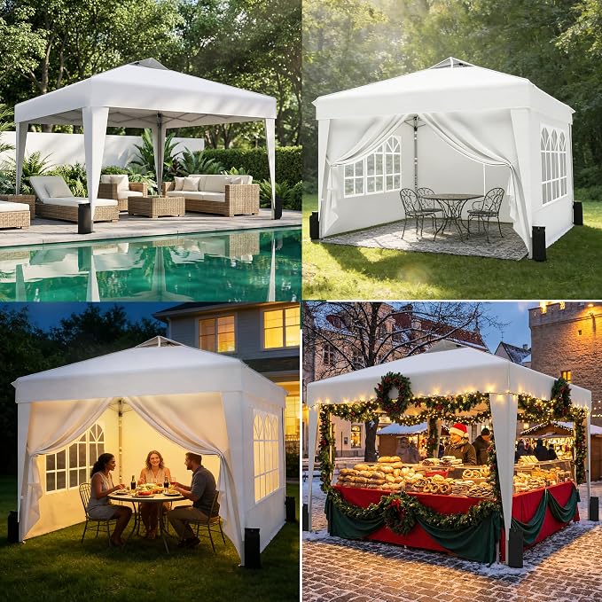 SANWAY 10x10 Pop Up Canopy Tent - Image 8