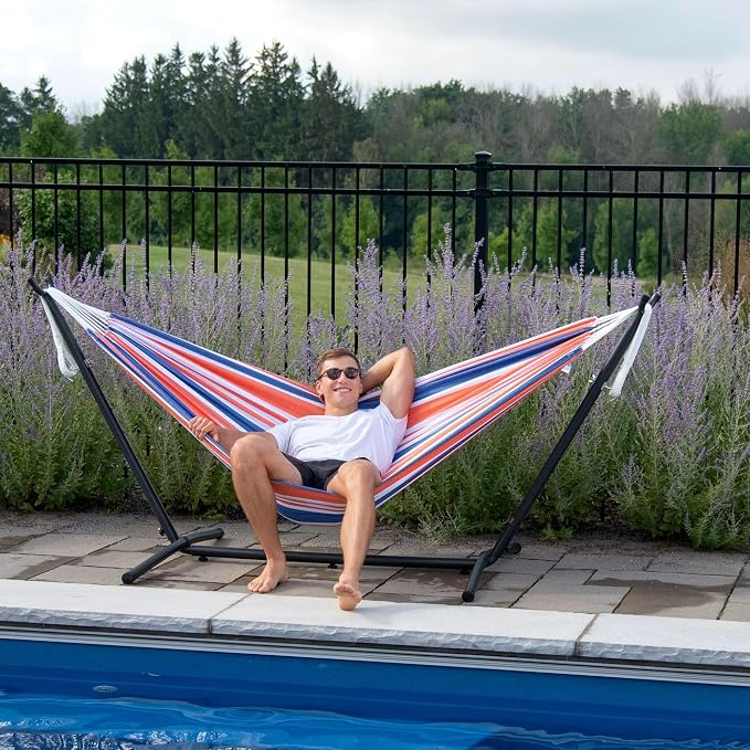Vivere Double Cotton Hammock - Image 4