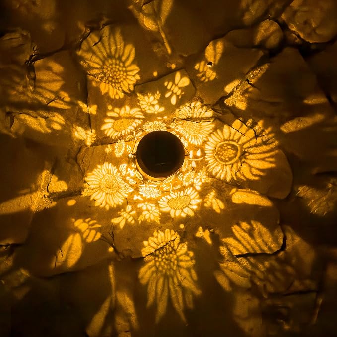 Birthday Gifts for Women Mom Grandma, Sunflower Solar Lanterns Outdoor - Image 9