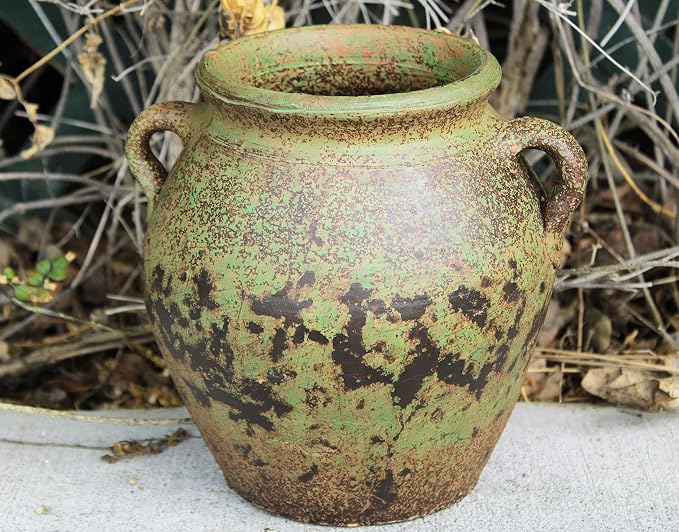 Egyptian Era Designed Earthen Ware Terra-Cotta Vessel/Planter - Image 2