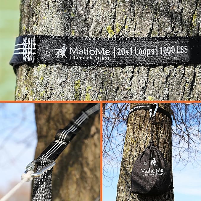MalloMe XL Hammock Straps for Trees - Image 3