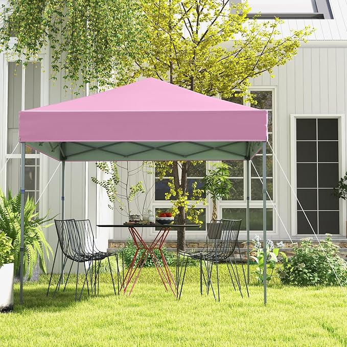 Tangkula 6.6x6.6 Ft Pop Up Canopy, 1 Person Instant Setup Canopy Tent - Image 9