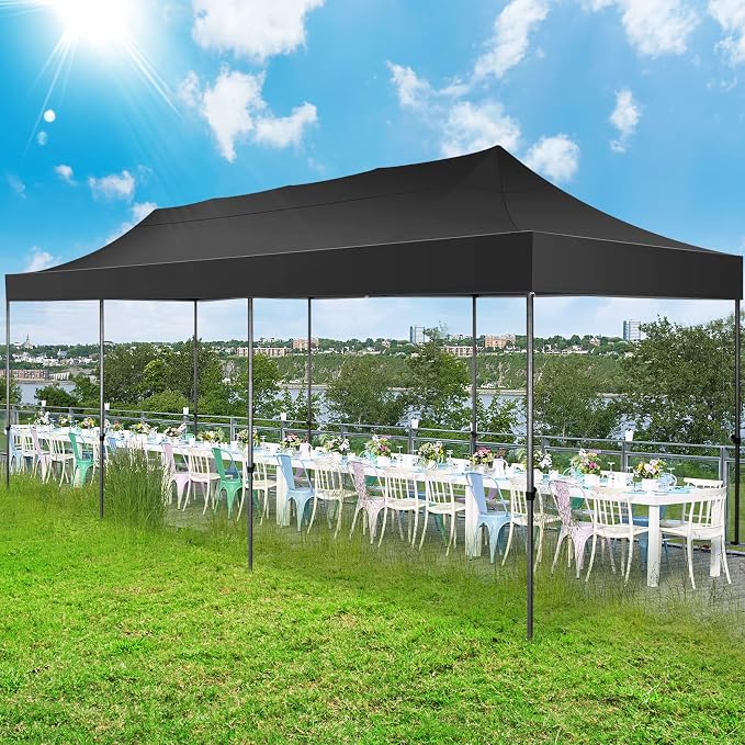 COBIZI 10x30 Pop up Canopy Tent 10x30 Canopy No Sidewall Waterproof Heavy Duty - Image 7
