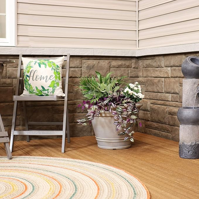 Sunnydaze 20-Inch Franklin Large Plant Pot - Image 9