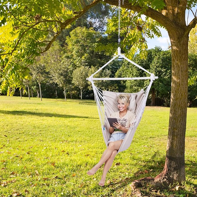 Backyard Expressions Hanging Hammock Chair Swing - Image 2