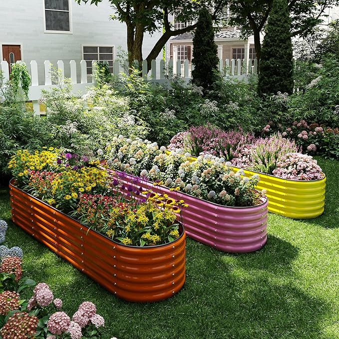 Galvanized Metal Planter Raised Garden Bed Kit - Image 6