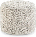 SIMPLIHOME Coates Round Pouf by SimpliHome