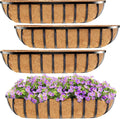 HFHOME 30" Window Box Deck Railing Planter by HFHOME