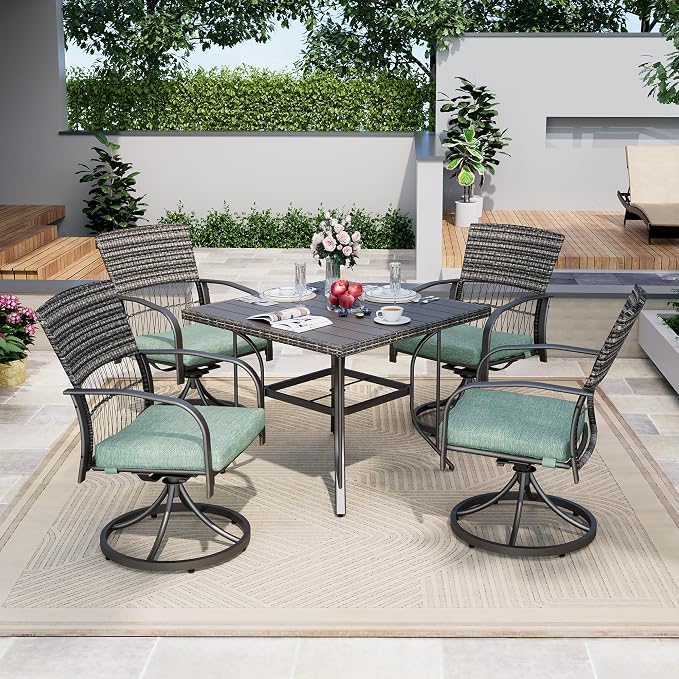 Pamapic 5-Piece Outdoor Dining Set - Image 3