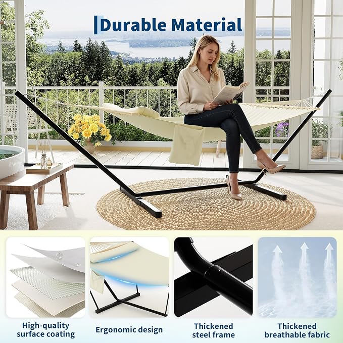 Double Hammock with Stand - Image 8