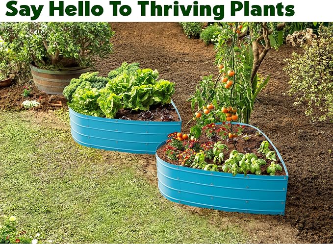 Plant & Plot Galvanized Raised Garden Beds Outdoor // Planter Raised Beds - Image 4