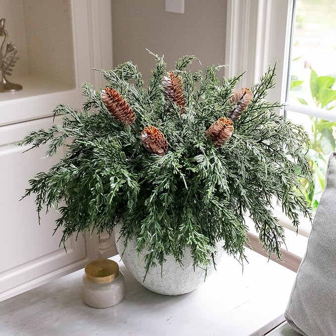 Cedar Stems Artificial Norfolk Pine Branches - Image 3