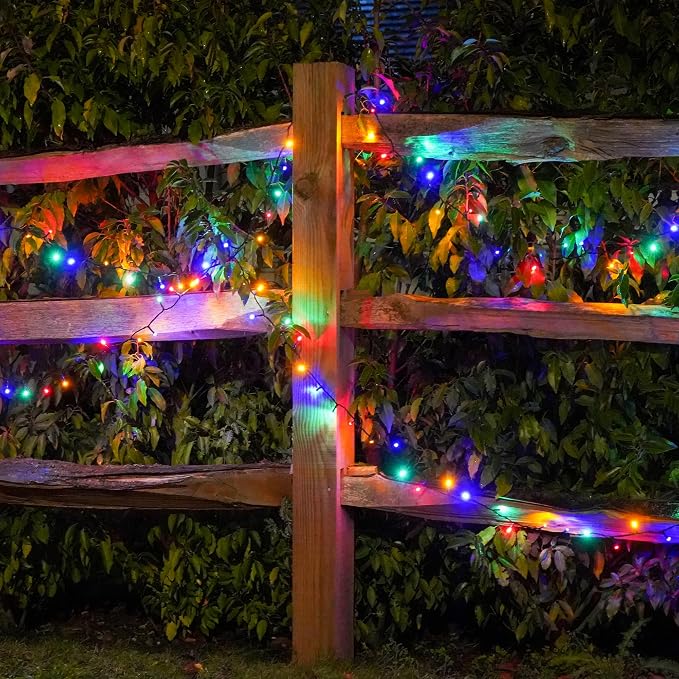 2 Pack Solar Christmas Lights Outdoor, 72FT 200 LED Solar String Lights - Image 5