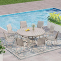 VICLLAX 9 Pieces Patio Outdoor Dining Set by HOME