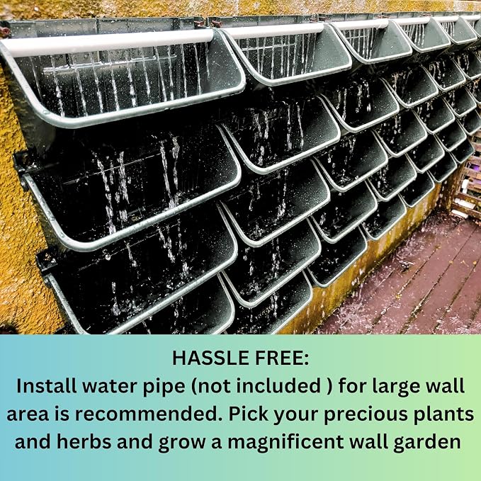 Maxona Black Color Vertical Garden Planter - Image 7