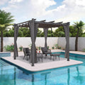 PURPLE LEAF 10' X 10' Outdoor Pergola by PURPLELEAF