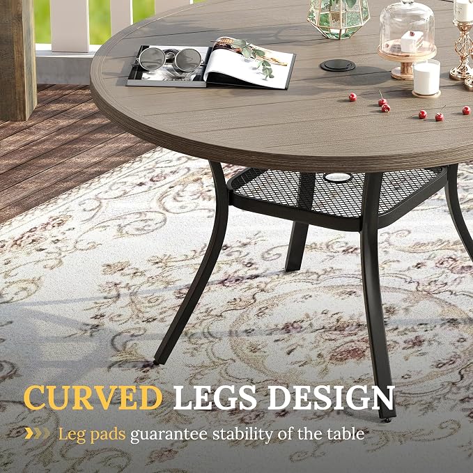 VICLLAX 5 Pieces Patio Dining Set - Image 5