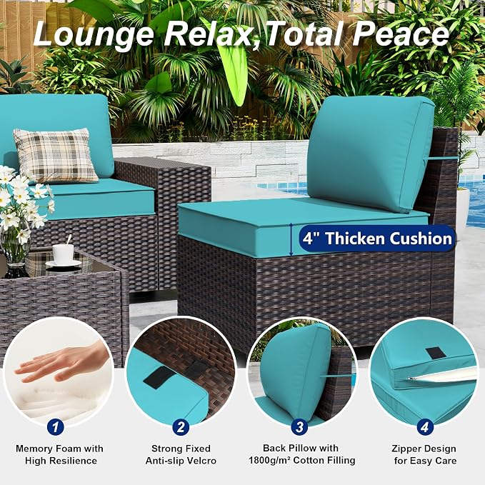 Outdoor Patio Furniture Set - Image 5