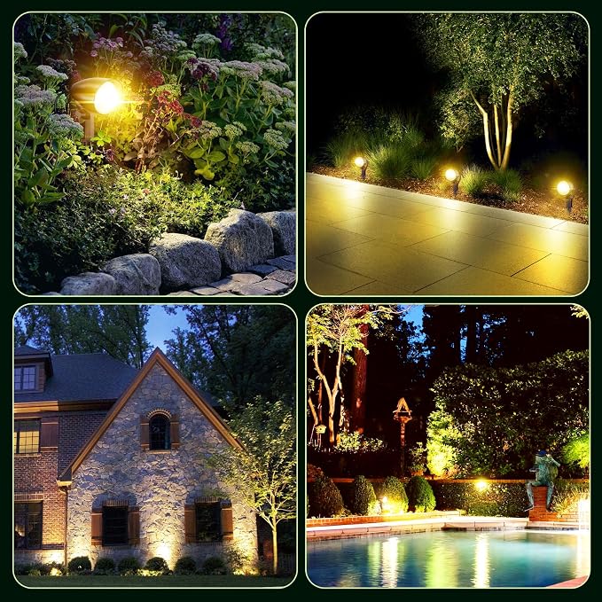 ZZXX 20W Outdoor Spotlight LED Landscape Lighting 120V Pathway Lights IP66 - Image 7