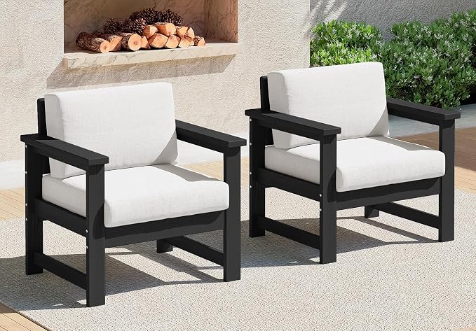 SERWALL 2 Pieces Single Cushioned Sofa Armchair by SERWALL