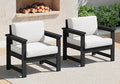 SERWALL 2 Pieces Single Cushioned Sofa Armchair by SERWALL