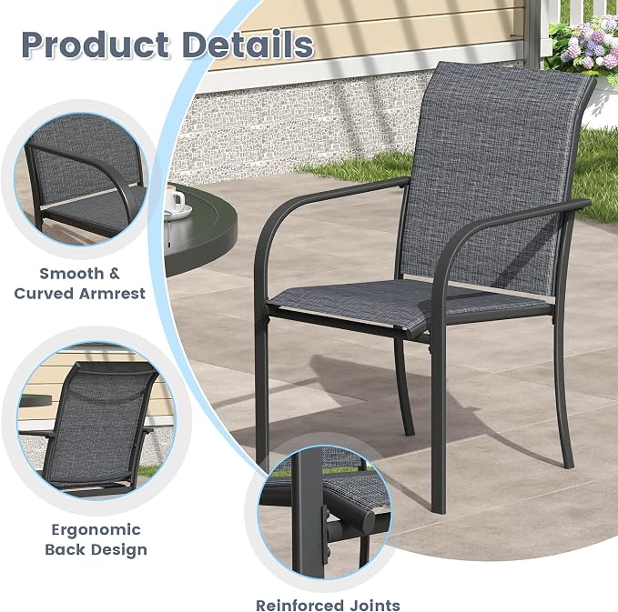VICLLAX 11 Pieces Patio Outdoor Dining Set - Image 3