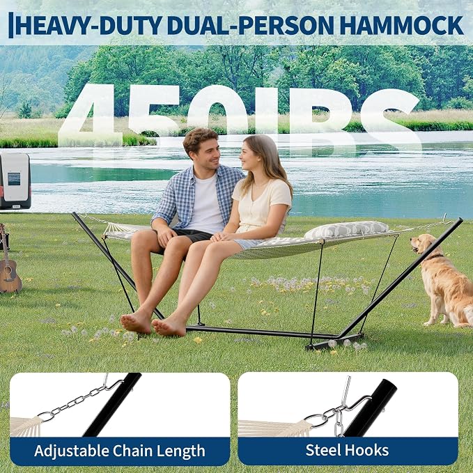 Heavy Duty 2 Person Double Hammock - Image 7