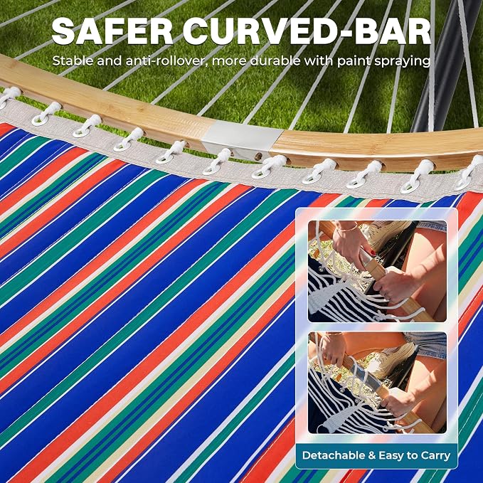 SUPERJARE Curved-Bar Hammock - Image 7