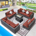 BULEXYARD 11 Piece High Back Outdoor Patio Set by BULEXYARDFURNITURE