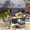 HOOOWOOO 6 Piece Patio Furniture Sets by DesignforBetterLife